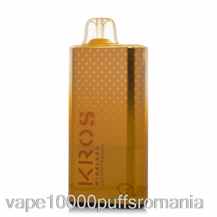 Vape Romania Kros Wireless 9000 Banana Cocos De Unica Folosinta
